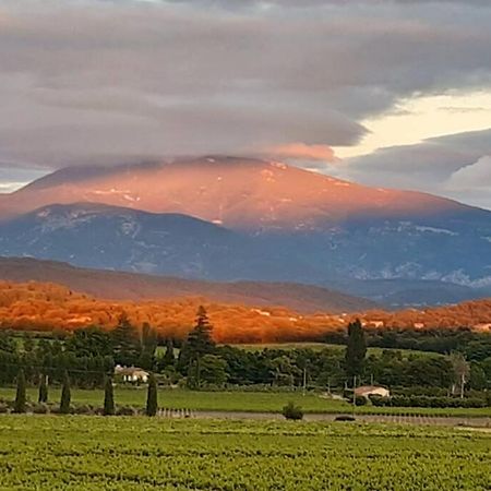 Le Clos Des Pins, Vue Mont Ventoux Roaix Exterior foto